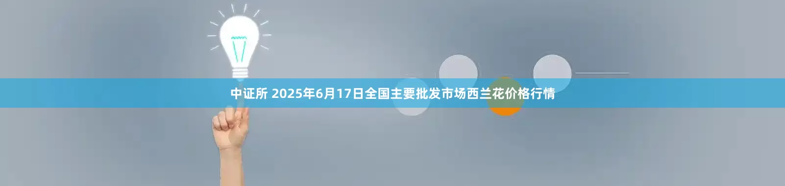 中证所 2025年6月17日全国主要批发市场西兰花价格行情